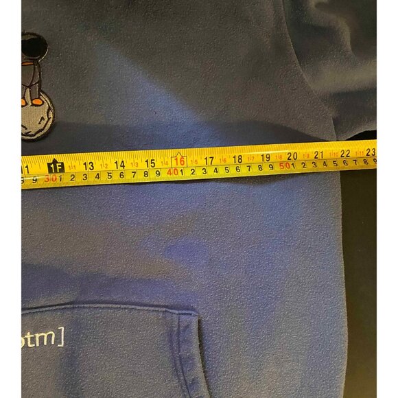 OTM On The Moon Hoodie Pullover Mens S Blue Sweatshirt Kid Cudi - Picture 8 of 9